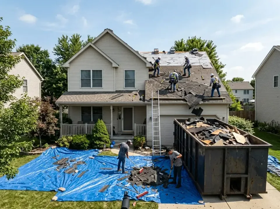 roof-replacement-debris-remova-004 — frequently asked questions, Cheapest Dumpster Rentals in Cambridge, IL